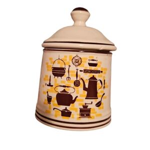 Vintage MCM Canister Jar